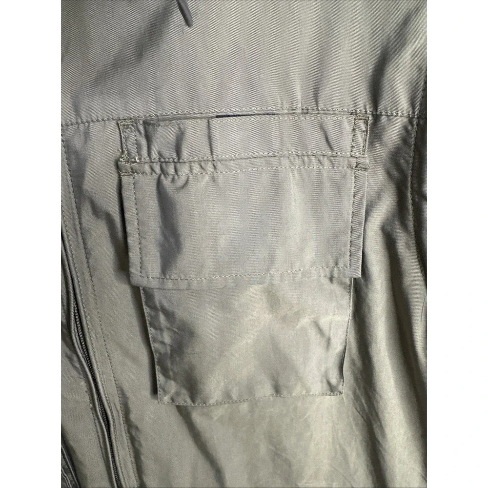 Vintage Banana Republic 2-1 Convertible Hooded Paparazzi Travel Zip Jacket Sz S‎